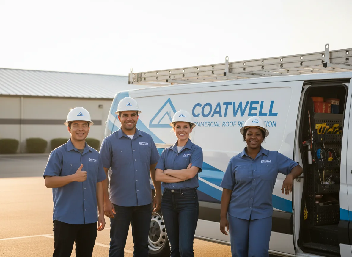 Commercial roof coating company in Columbus, WI